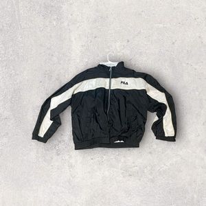 SOLD Black and cream FILA jacket!
